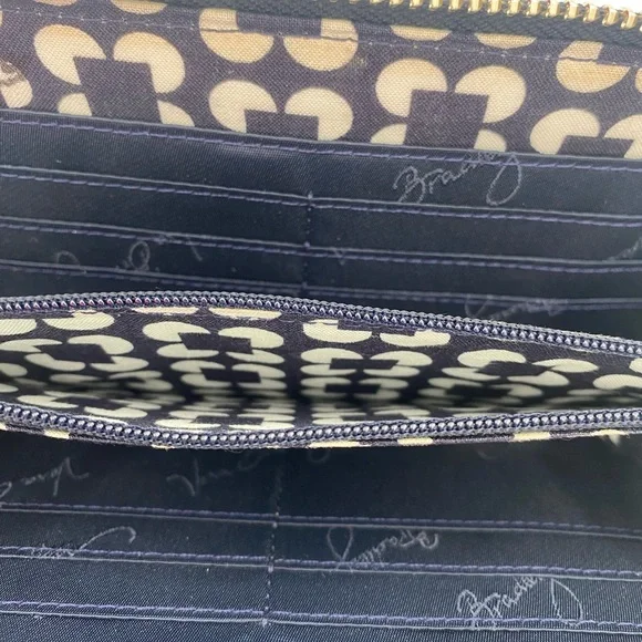 Vera Bradley Midnight Blue Zip Wallet - Picture 6 of 7